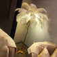 Nordic Ostrich Feather Lighting Bedroom