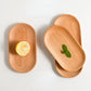 Oval Wooden Tray for Food Kitchen Tools