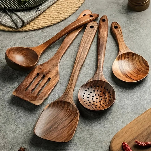 Natural Wooden Kitchen Utensils