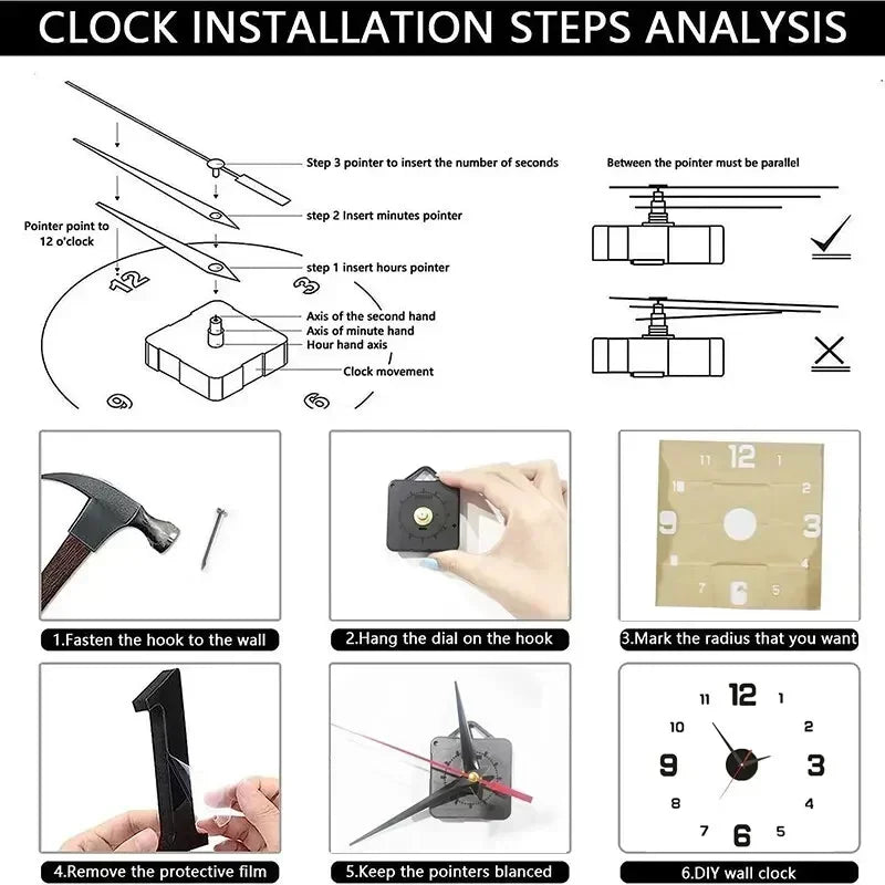 Wall Clock for  Living Room